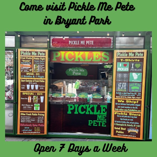 Pickle Me Pete | 53 Bloomingdale Rd, Hicksville, NY 11801 | Phone: (516) 433-8400