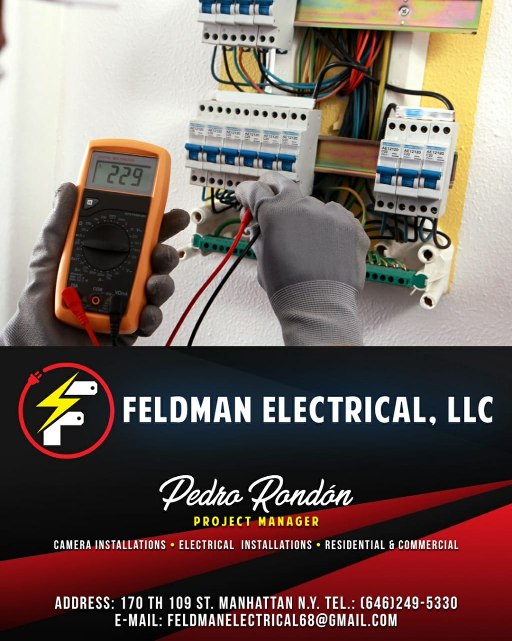 Feldman eléctrical LLC | 7901Henrry av Filadelfia, 2350 Creston Ave, Bronx, NY 10468 | Phone: (646) 249-5330