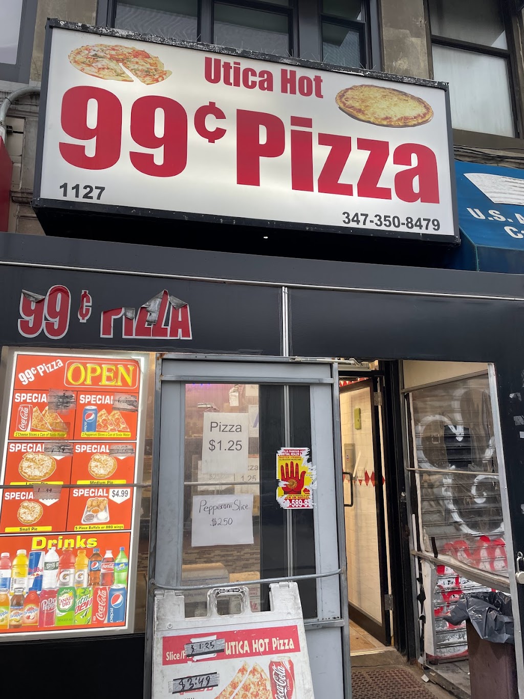 99 Cent Pizza | 1127 Eastern Pkwy, Brooklyn, NY 11213 | Phone: (347) 350-8479