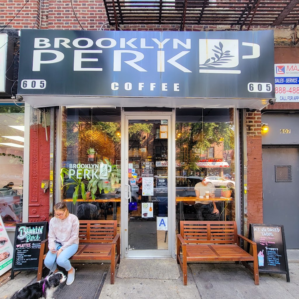 BROOKLYN PERK Coffee | 605 Flatbush Ave, Brooklyn, NY 11225 | Phone: (917) 966-9331