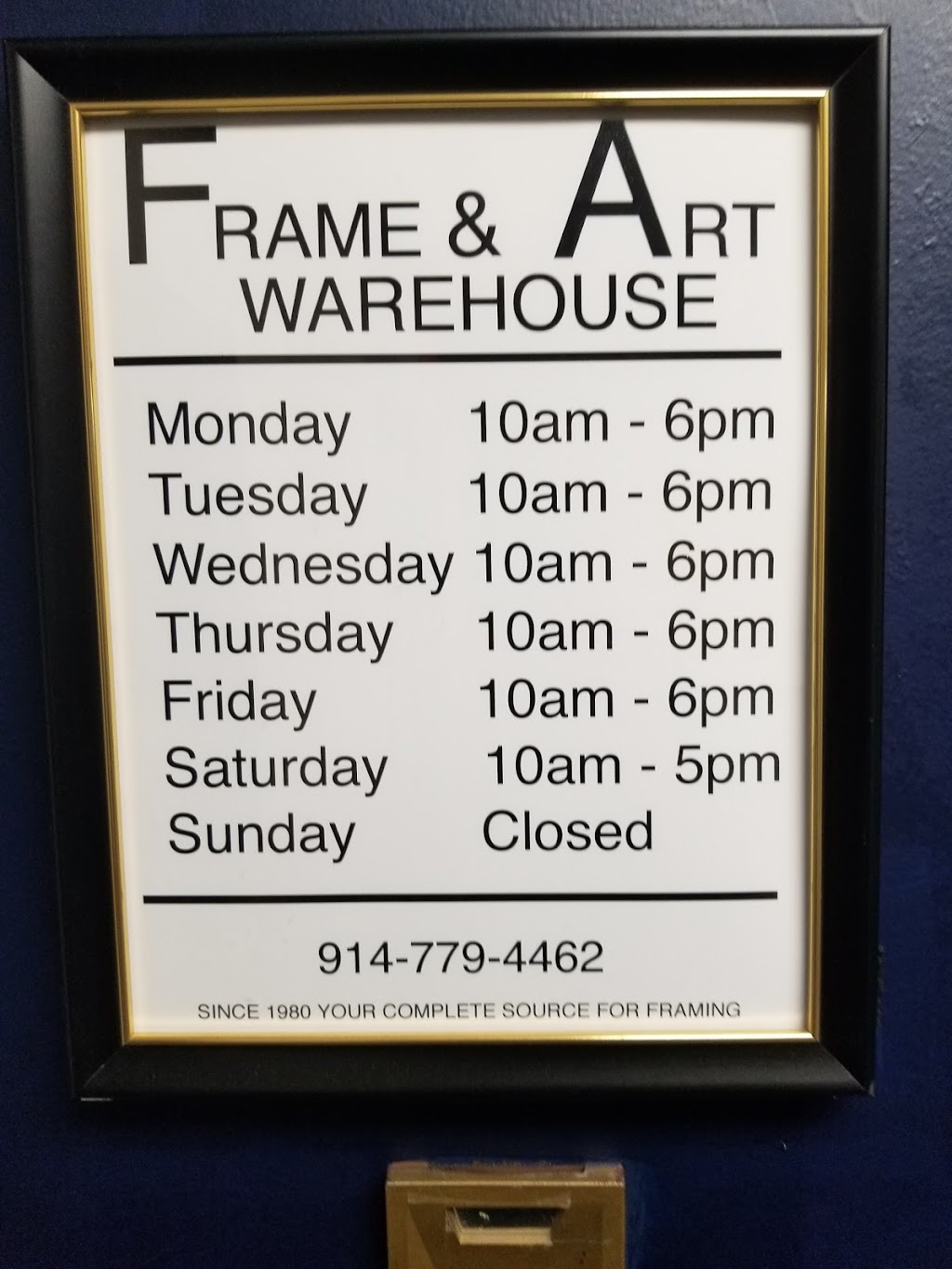 Frame and Art Warehouse | 1700 Central Park Ave, Yonkers, NY 10710 | Phone: (914) 779-4462