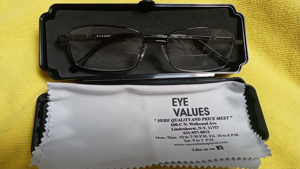 Eye Values Optical | 600 N Wellwood Ave suite c, Lindenhurst, NY 11757 | Phone: (631) 957-0033