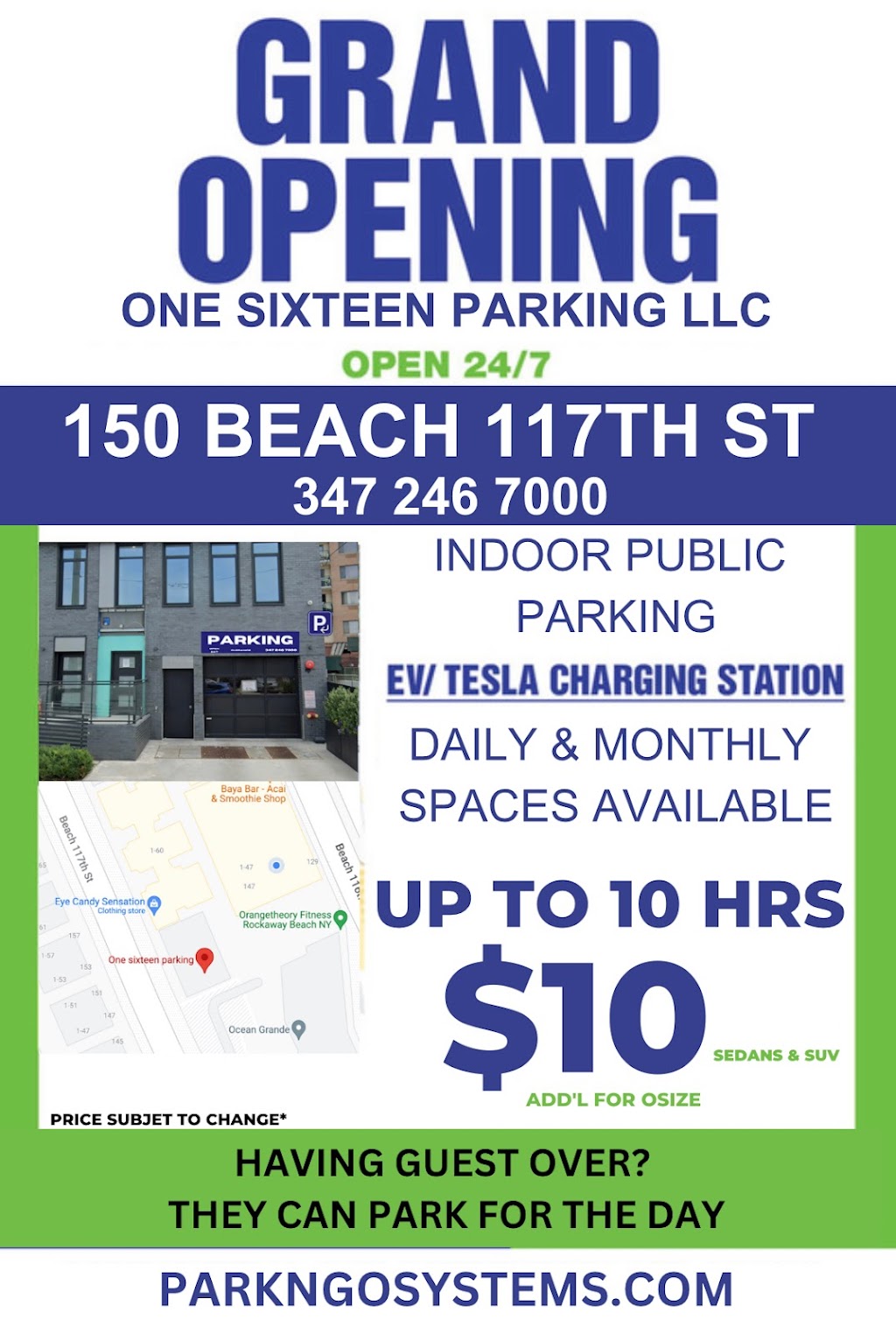 One Sixteen Parking LLC | 150 Beach 117th St, Queens, NY 11694 | Phone: (347) 697-5154