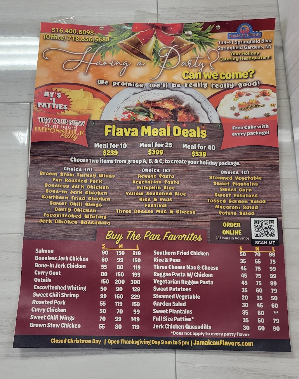 Jamaican Flavors | 144-11 243rd St, Queens, NY 11422 | Phone: (718) 978-7500