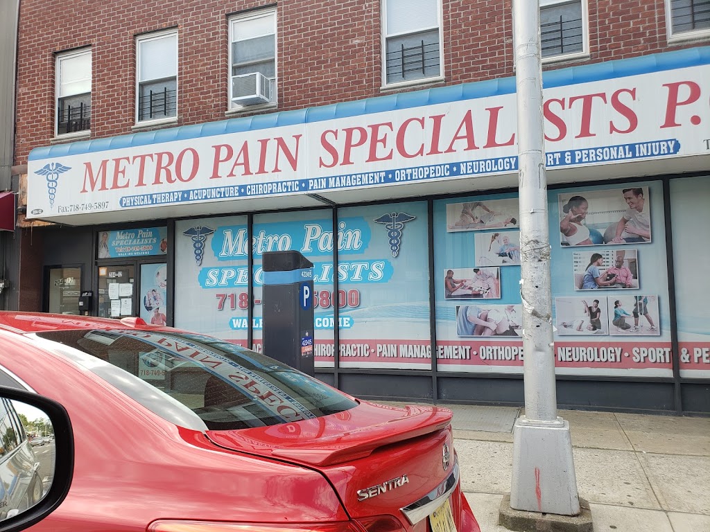 Metro Pain Specialists P.C. | 20412 NY-25, Queens, NY 11423 | Phone: (718) 749-5800