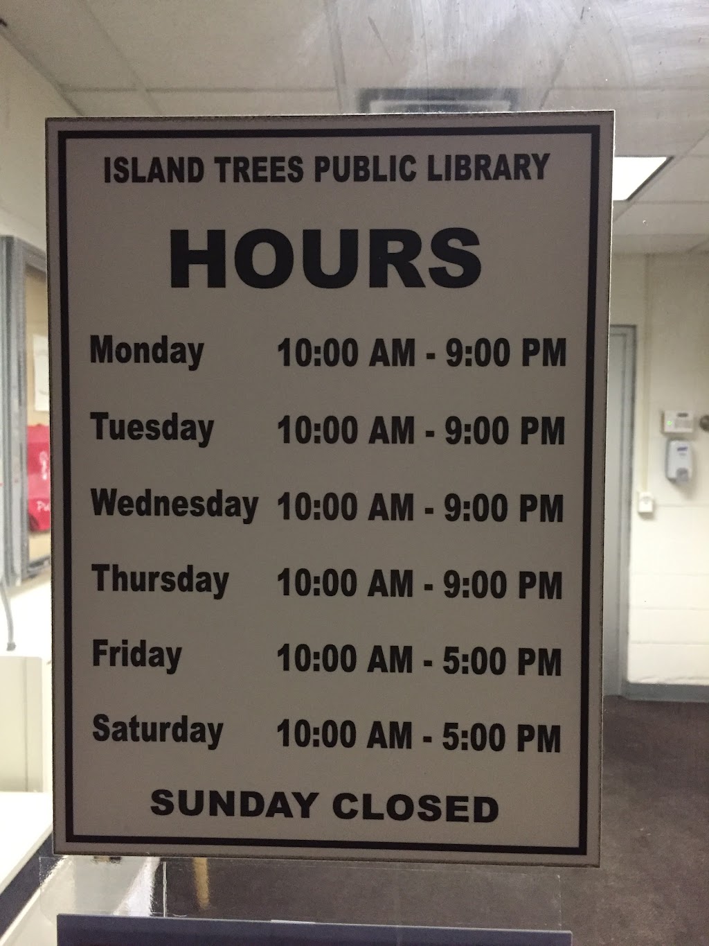 Island Trees Public Library | 38 Farmedge Rd, Levittown, NY 11756 | Phone: (516) 731-2211