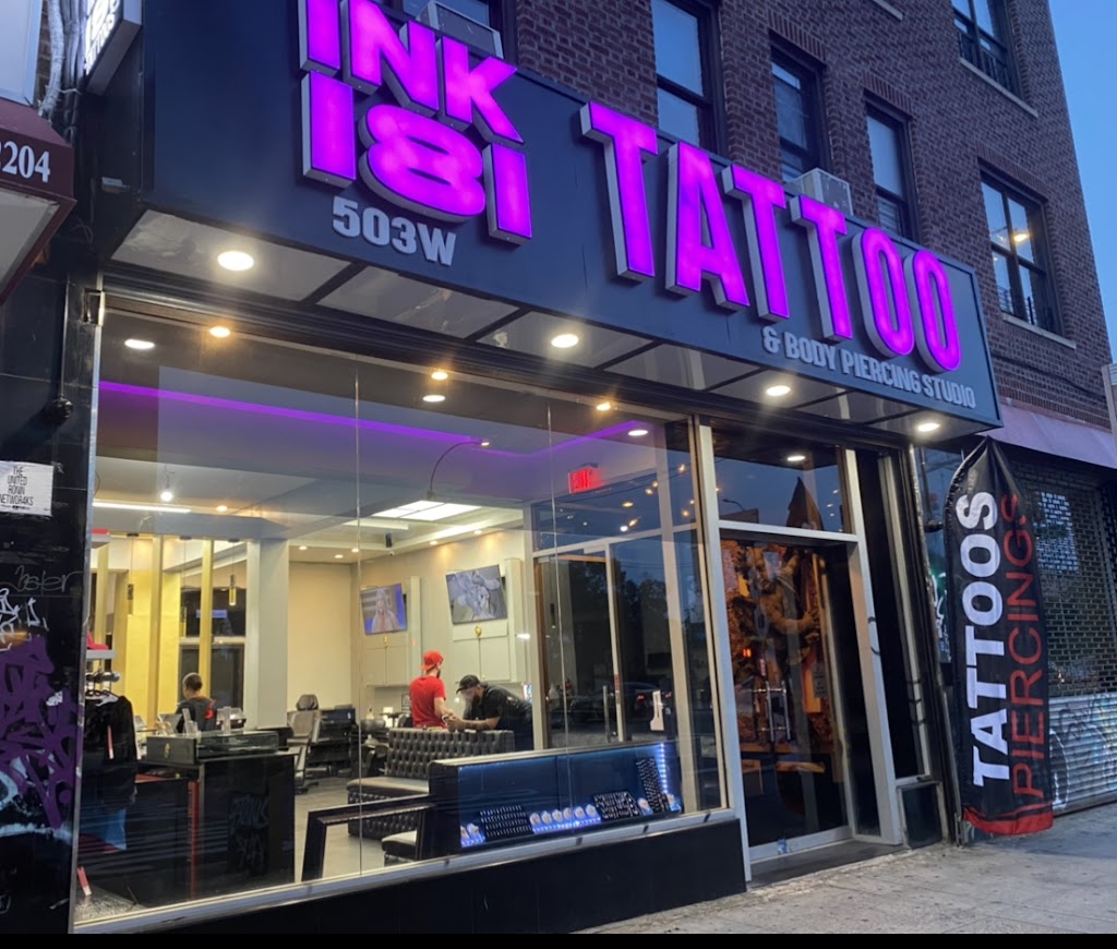 INK 181 TATTOOS | 503 W 181st St, New York, NY 10033 | Phone: (646) 351-6511