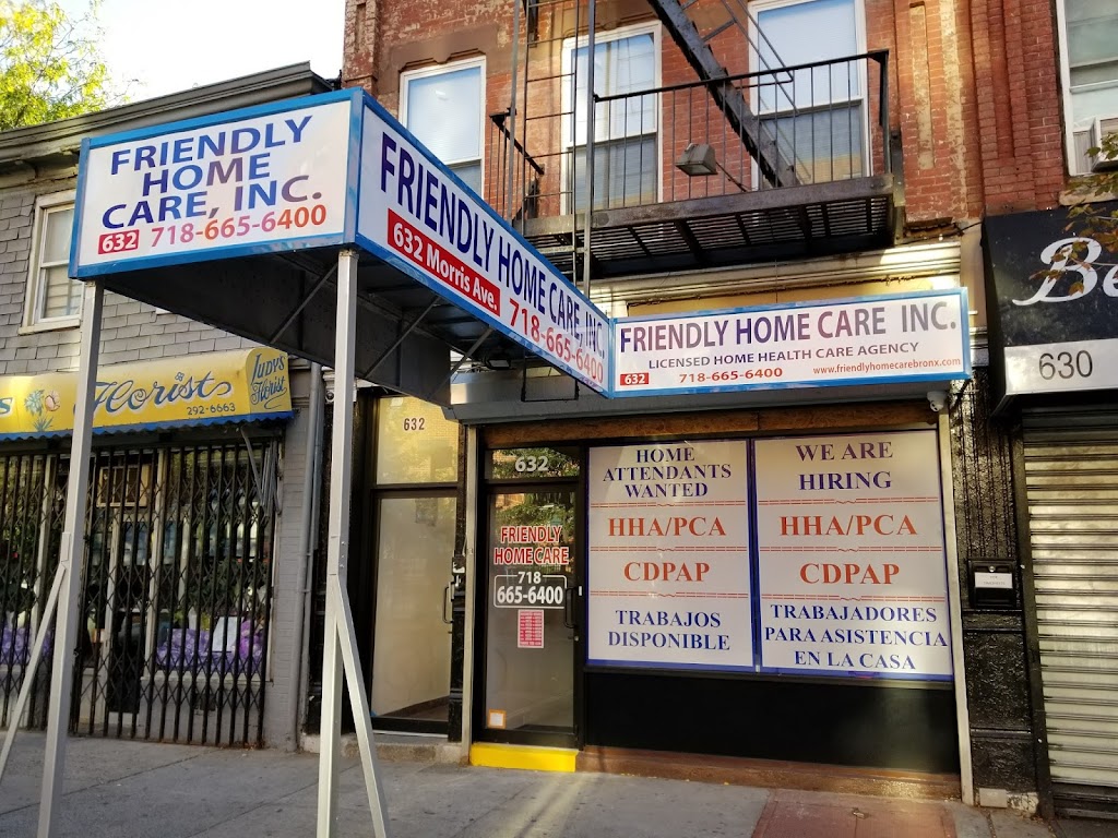 Friendly Home Care | 632 Morris Ave, Bronx, NY 10451 | Phone: (718) 665-6400