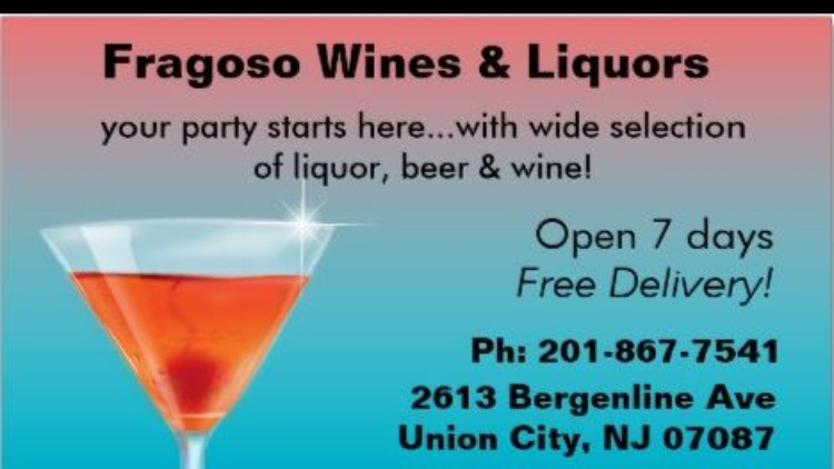 Fragoso Wines & Liquors | 2613 Bergenline Ave, Union City, NJ 07087 | Phone: (201) 867-7541