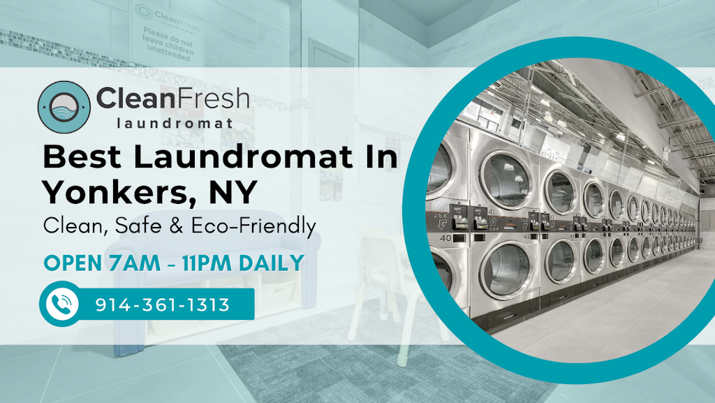 CleanFresh Laundromat | 1745 Central Park Ave, Yonkers, NY 10710 | Phone: (914) 361-1313