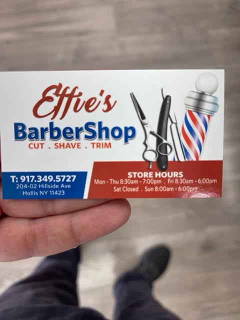 Effies Barber Shop | 204-02 Hillside Avenue, Queens, NY 11423 | Phone: (917) 349-5727