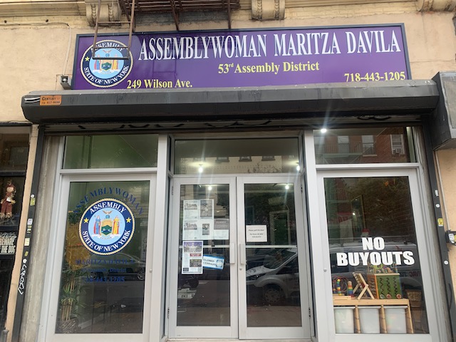 District Office - Assembly Member Maritza Davila | 249 Wilson Ave, Brooklyn, NY 11237 | Phone: (718) 443-1205