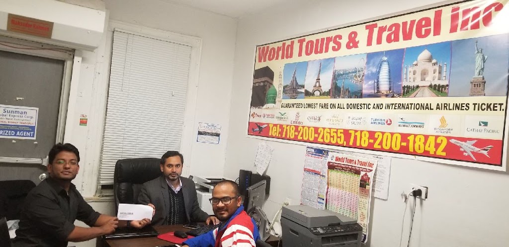 World Tours And Travel Inc | 37-12 75th St 2nd floor, Suite 206, Jackson Heights, NY 11372 | Phone: (718) 200-1842