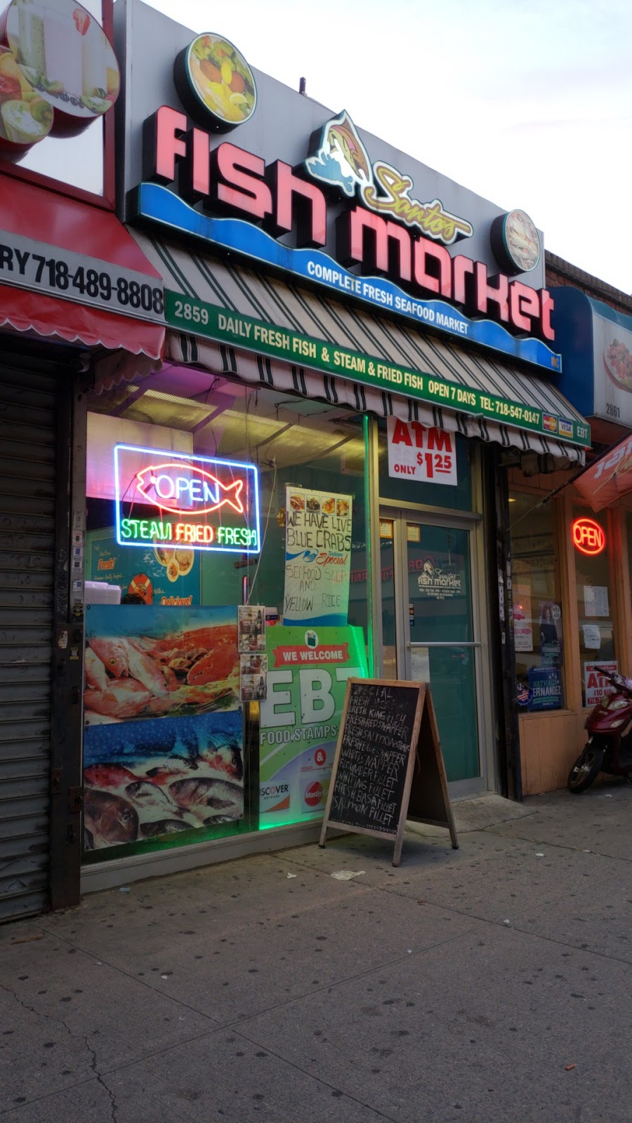 Santos Fish Market | 2859 White Plains Rd, Bronx, NY 10467 | Phone: (718) 547-0147