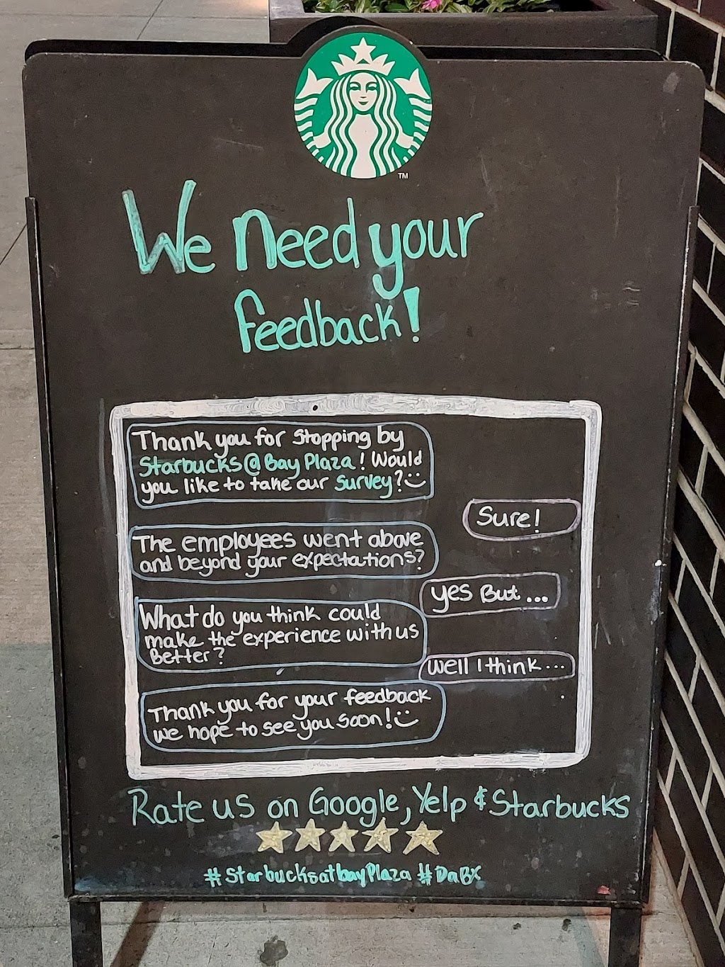 Starbucks | 346 Baychester Ave, Bronx, NY 10475 | Phone: (718) 671-2067