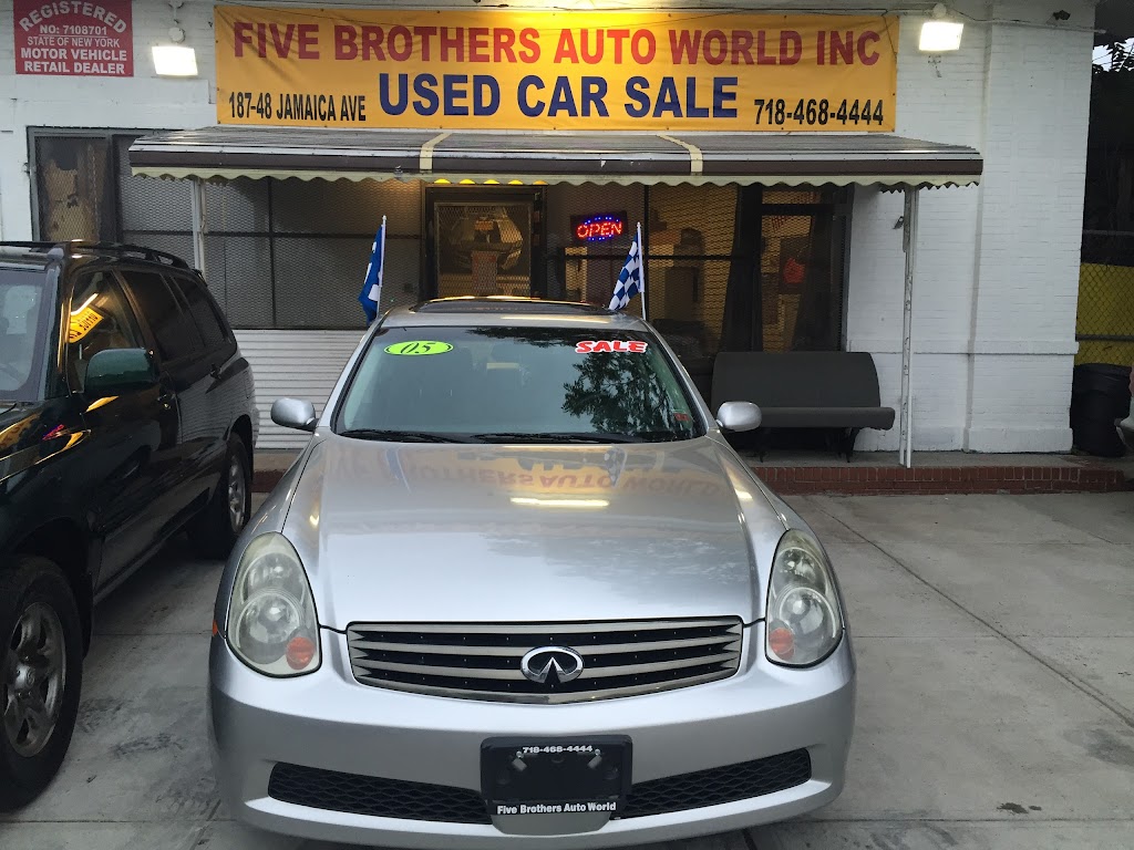 Five Brothers Auto World | 187-48 Jamaica Ave, Hollis, NY 11423 | Phone: (718) 468-4444