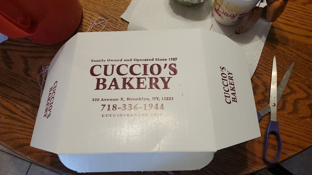 Cuccios Bakery | 320 Avenue X, Brooklyn, NY 11223 | Phone: (718) 336-1944