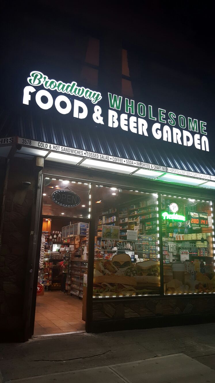 Broadway Wholesome Food & Beer Garden | 3578 Broadway, New York, NY 10031 | Phone: (212) 368-2222