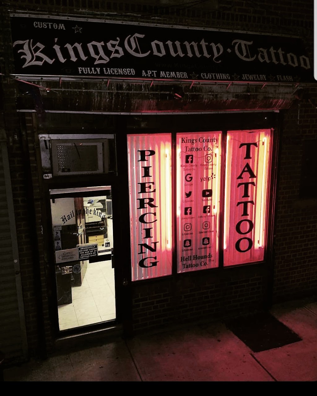 Kings County Tattoo Co. | 6006 20th Ave, Brooklyn, NY 11204 | Phone: (718) 232-1437