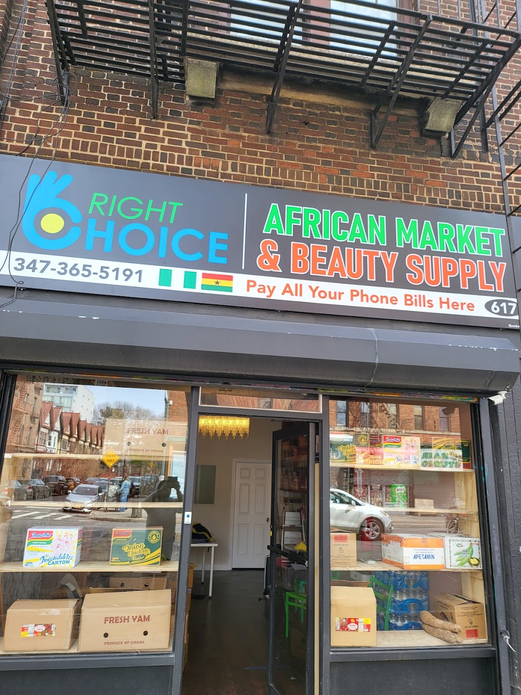 Right choice african market and beautysupply | 617 Flatbush Ave, Brooklyn, NY 11225 | Phone: (347) 332-3658