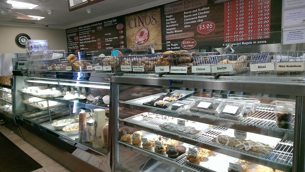 Cinos Hot Bagels | 1495 Hicksville Rd, North Massapequa, NY 11758 | Phone: (516) 735-5170