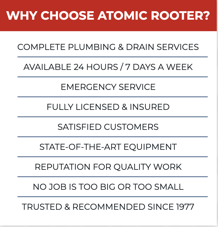 Atomic Rooter Plumbing Sewer and Drain Cleaning | 22 Rippowam Rd, Stamford, CT 06902 | Phone: (203) 855-1977