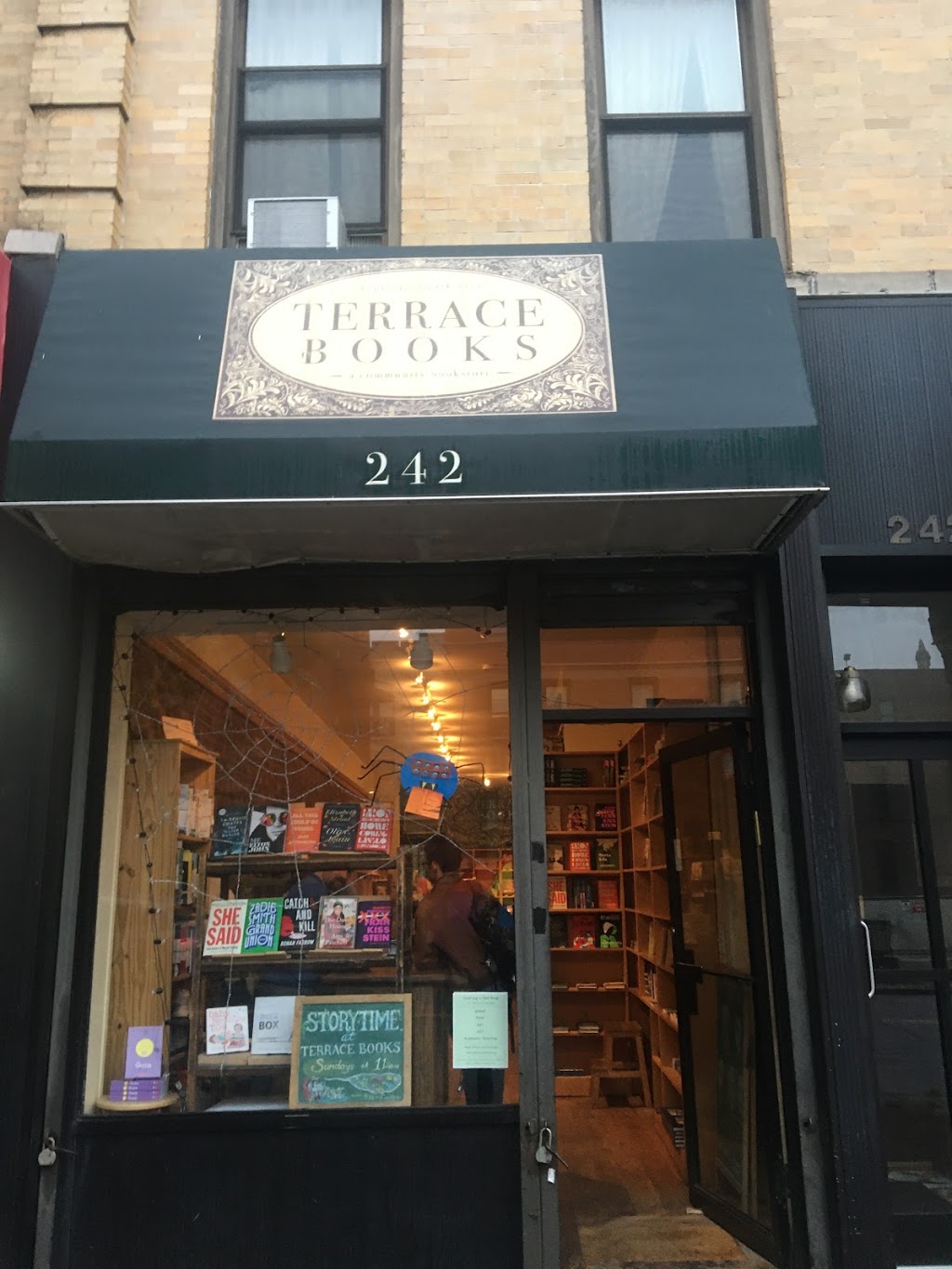 Terrace Books | 242 Prospect Park West, Brooklyn, NY 11215 | Phone: (718) 788-3475