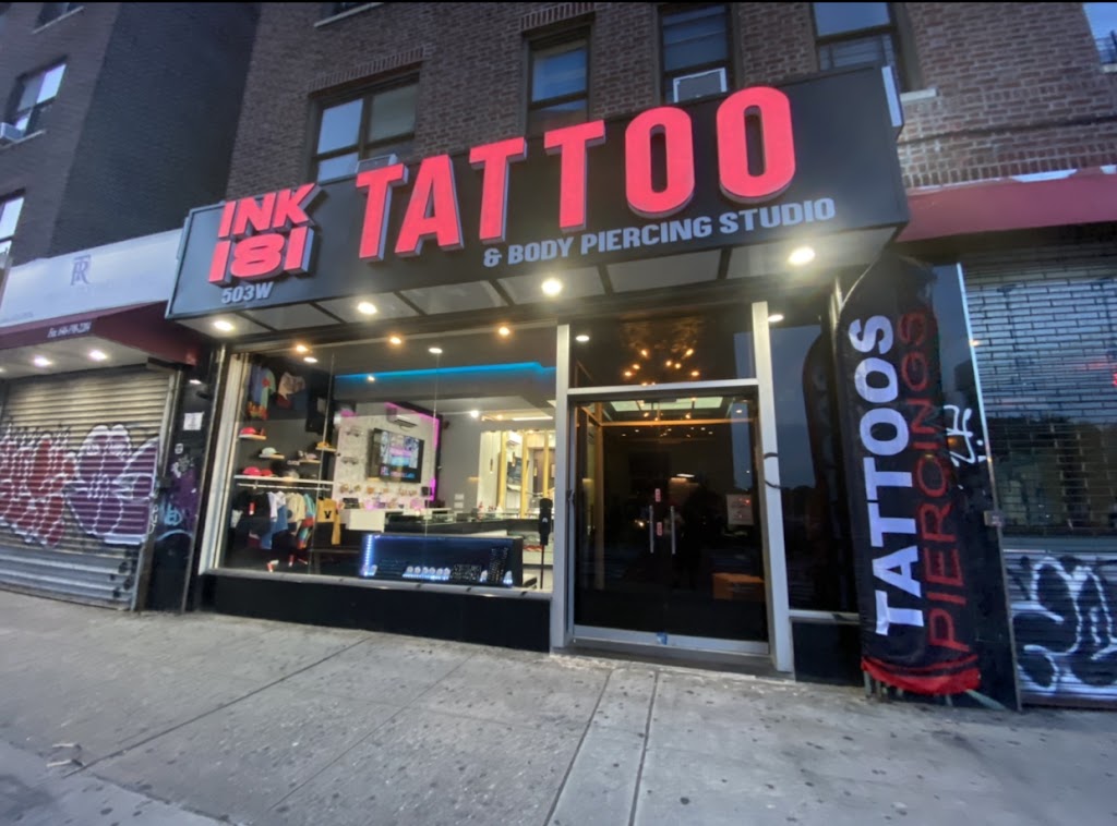 INK 181 TATTOOS | 503 W 181st St, New York, NY 10033 | Phone: (646) 351-6511