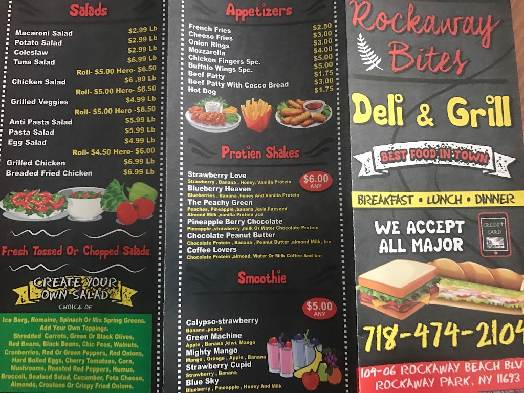 Rockaway Bites | 104-6 Rockaway Beach Blvd, Rockaway Park, NY 11694 | Phone: (718) 474-2104