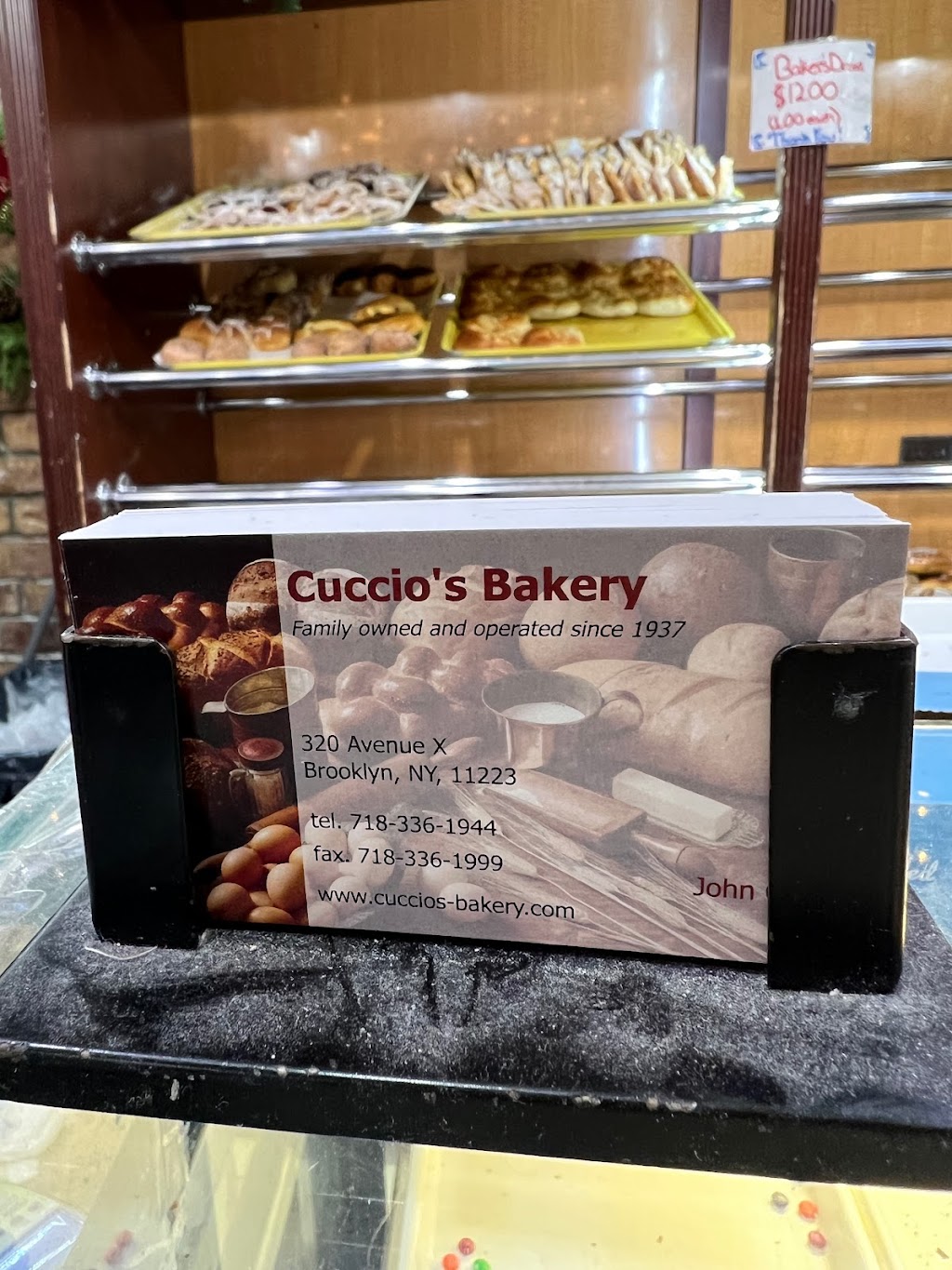 Cuccios Bakery | 320 Avenue X, Brooklyn, NY 11223 | Phone: (718) 336-1944