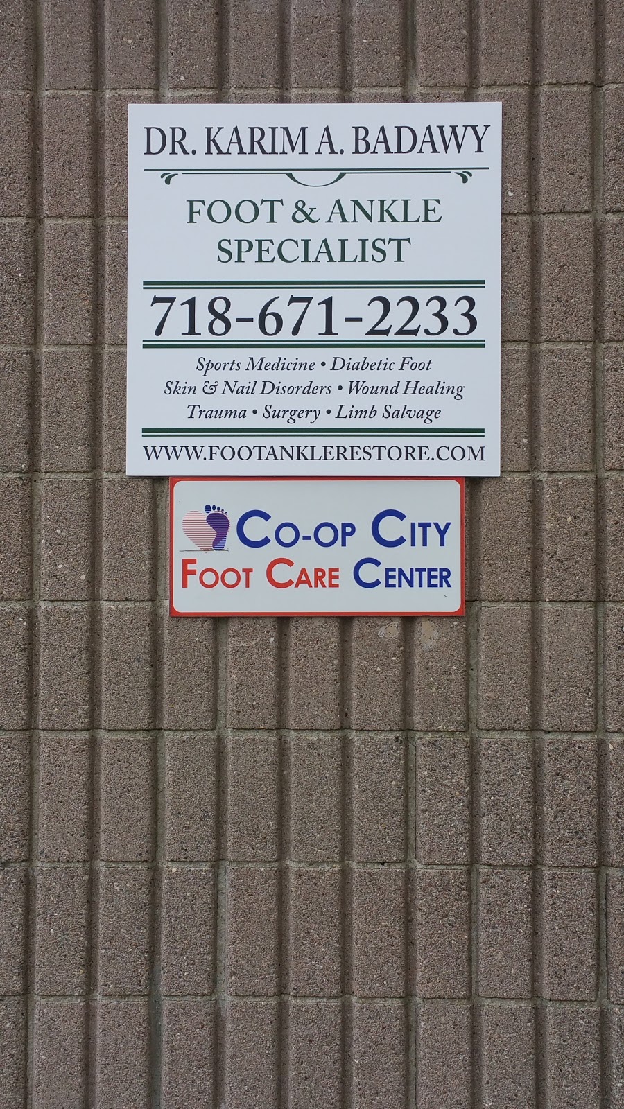 Co-Op City Foot Care Center | 4240 Hutchinson River Pkwy E, Bronx, NY 10475 | Phone: (718) 671-2233