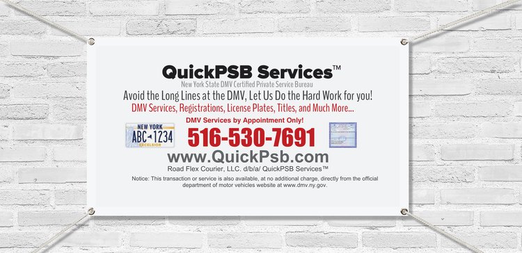 DMV Transactions by QuickPSB Services | 828 Hempstead Turnpike, Franklin Square, NY 11010 | Phone: (516) 530-7691