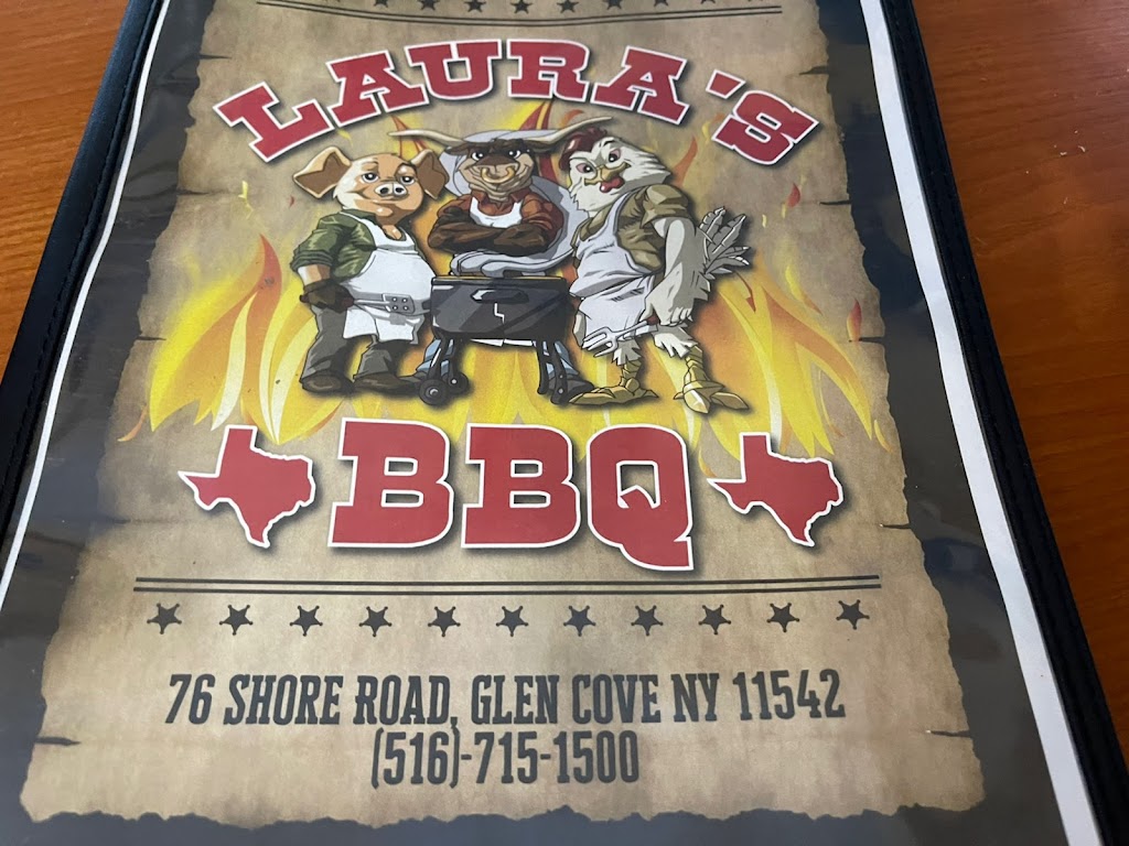 Lauras BBQ Waterfront Restaurant and Bar | 76 Shore Rd, Glen Cove, NY 11542 | Phone: (516) 715-1500