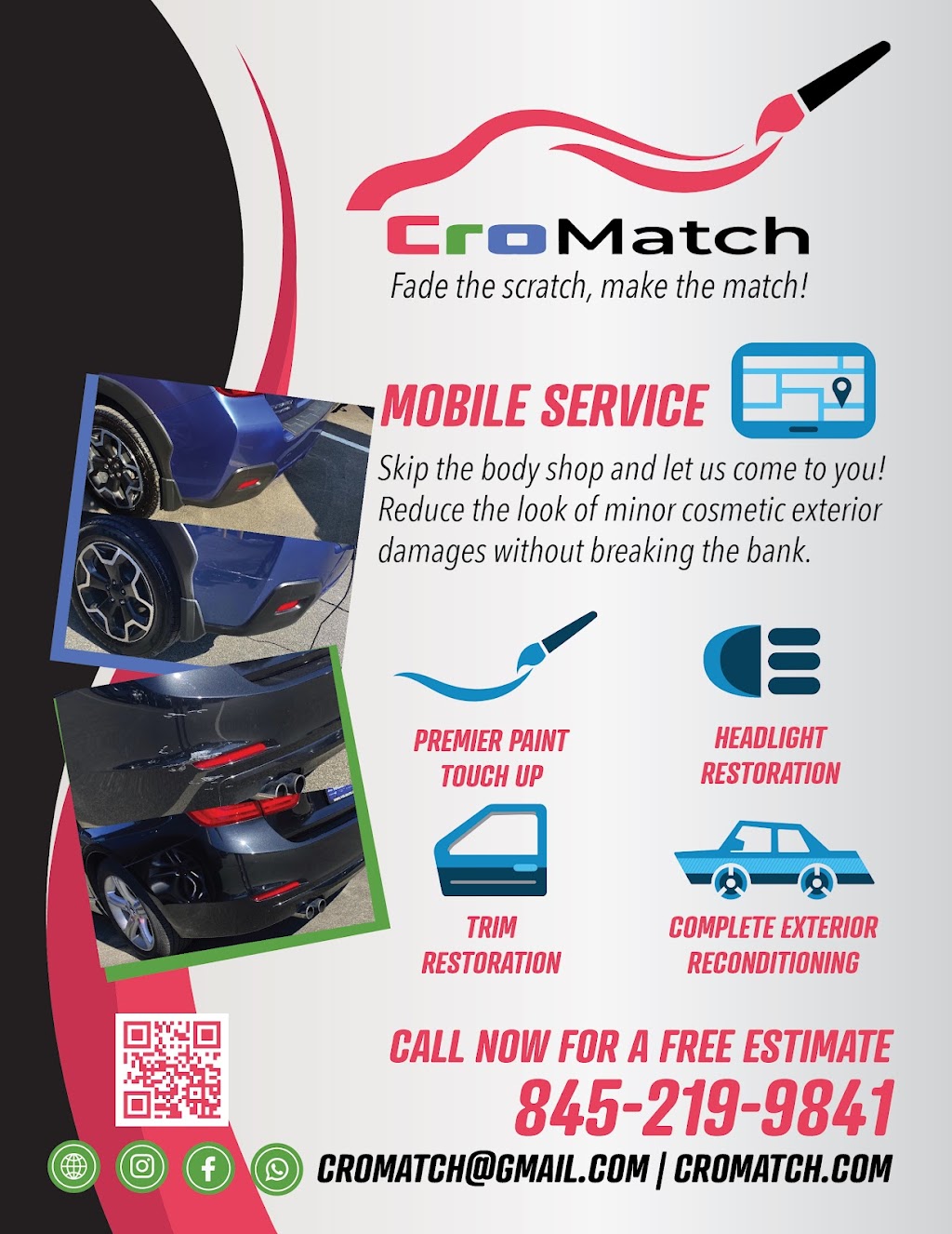 Cromatch inc. | 18 Woodside Ave Apartment 1, West Harrison, NY 10604 | Phone: (845) 219-9841