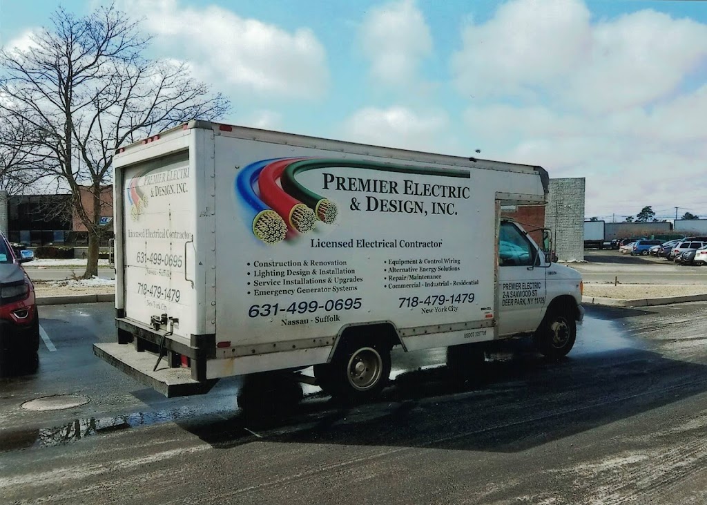 Premier Electric & Design Inc | 2979 Burns Ave, Wantagh, NY 11793 | Phone: (516) 781-3864