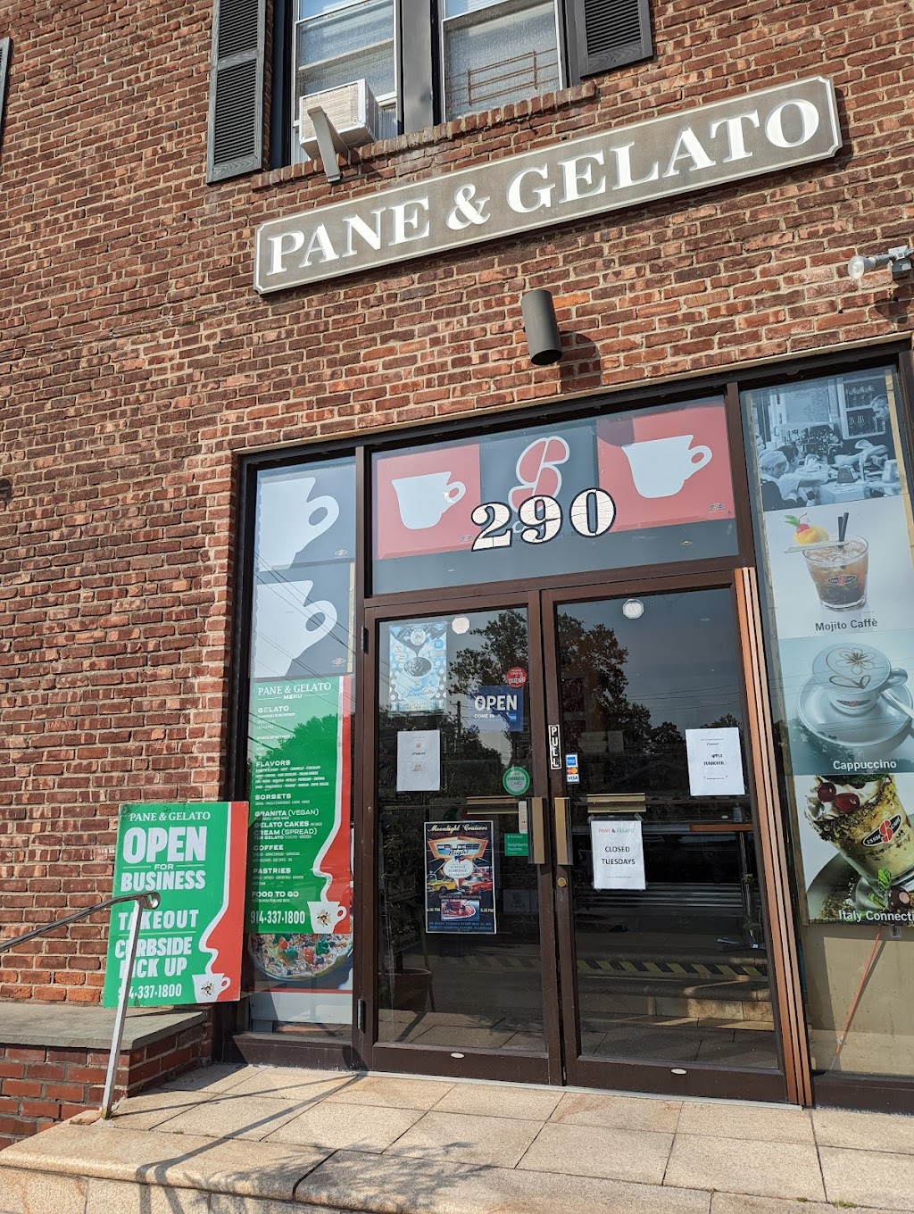 Pane & Gelato | 290 White Plains Rd, Eastchester, NY 10709 | Phone: (914) 337-1800