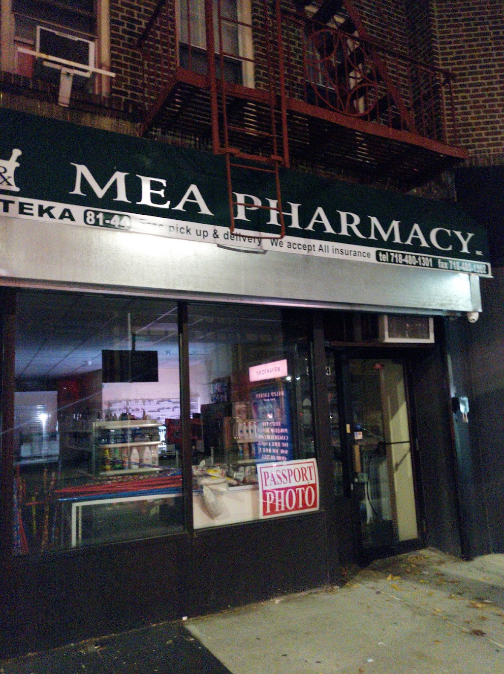 Mea Pharmacy INC. | 8144 Lefferts Blvd, Queens, NY 11415 | Phone: (718) 480-1301