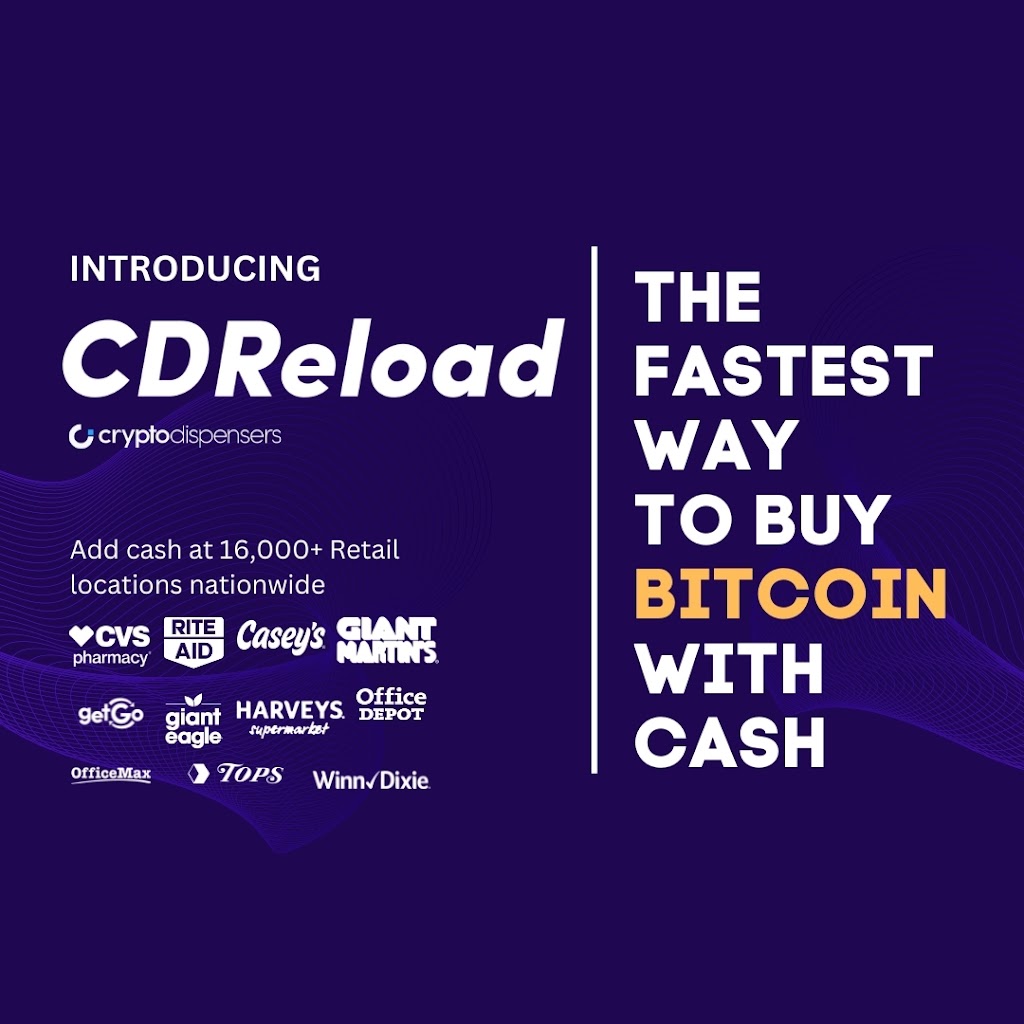 CDReload by Crypto Dispensers | 1797 Dutch Broadway, Elmont, NY 11003 | Phone: (888) 212-5824