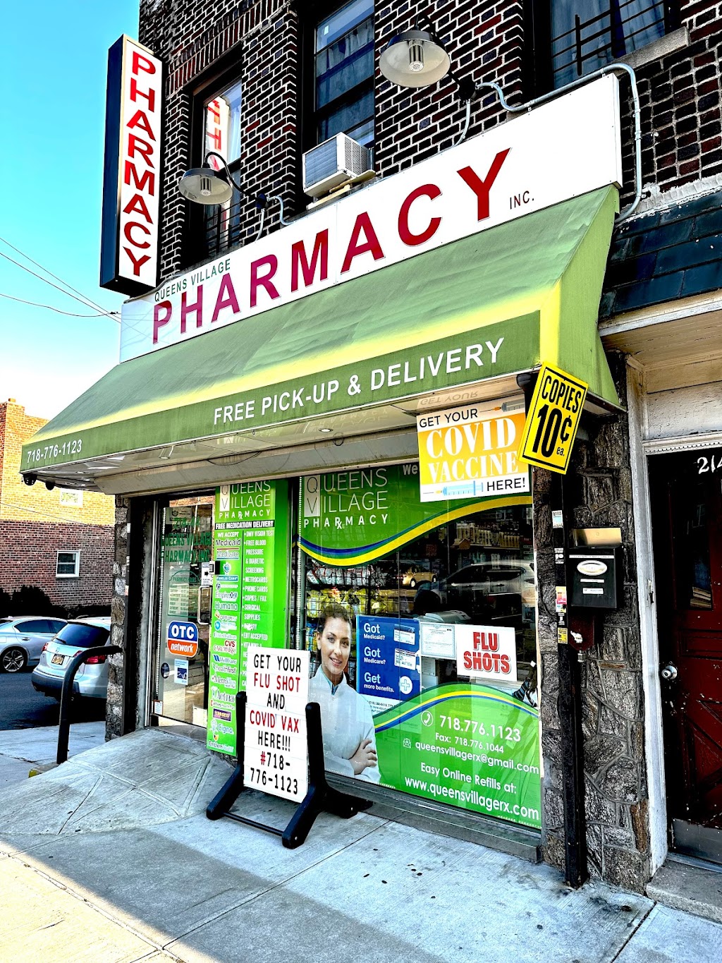 Queens Village Pharmacy | 214-44 Hillside Avenue, Queens Village, NY 11427 | Phone: (718) 776-1123