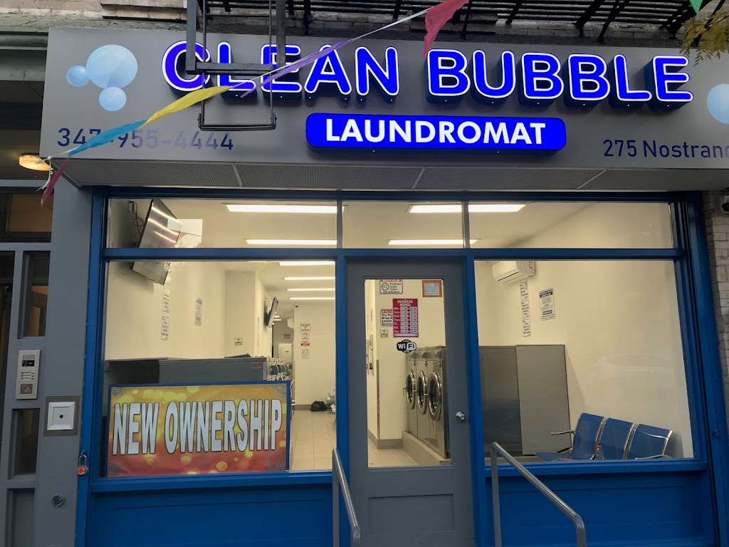 Clean Bubble Laundromat | 275 Nostrand Ave., Brooklyn, NY 11216 | Phone: (347) 955-4444