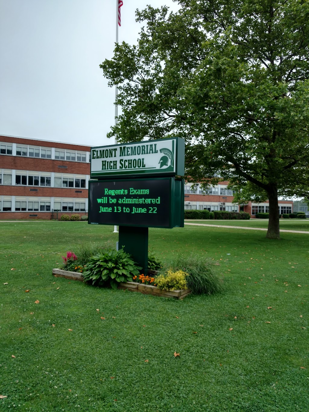 Elmont Memorial High School | 555 Ridge Rd, Elmont, NY 11003 | Phone: (516) 488-9200