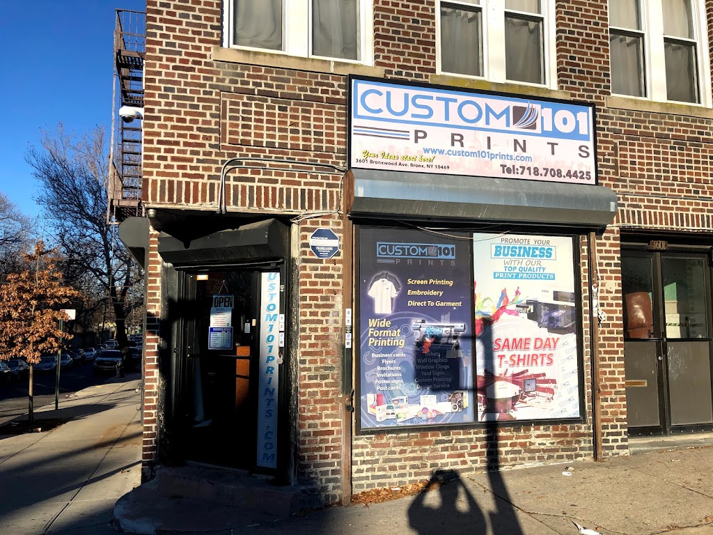 Custom 101 Prints Inc. | 3601 Bronxwood Ave, Bronx, NY 10469 | Phone: (718) 708-4425