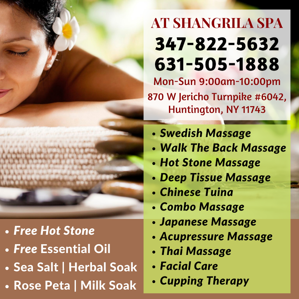 AT Shangrila Spa | 870 W Jericho Turnpike #6042, Huntington, NY 11743 | Phone: (347) 822-5632