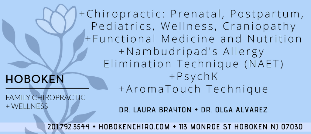 Hoboken Family Chiropractic + Wellness | 113 Monroe St, Hoboken, NJ 07030 | Phone: (201) 792-3544