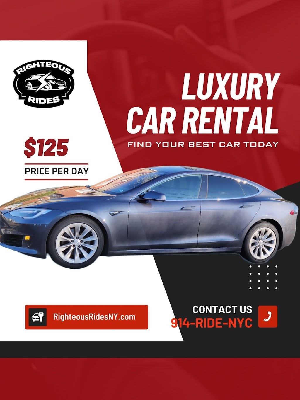 Righteous Rides Car Rental | 8 Ann St, Harrison, NY 10604 | Phone: (914) 743-3692