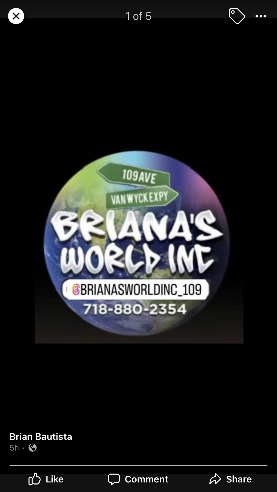 Brianas World Inc | 135-20 109th Ave, Queens, NY 11420 | Phone: (718) 880-2354