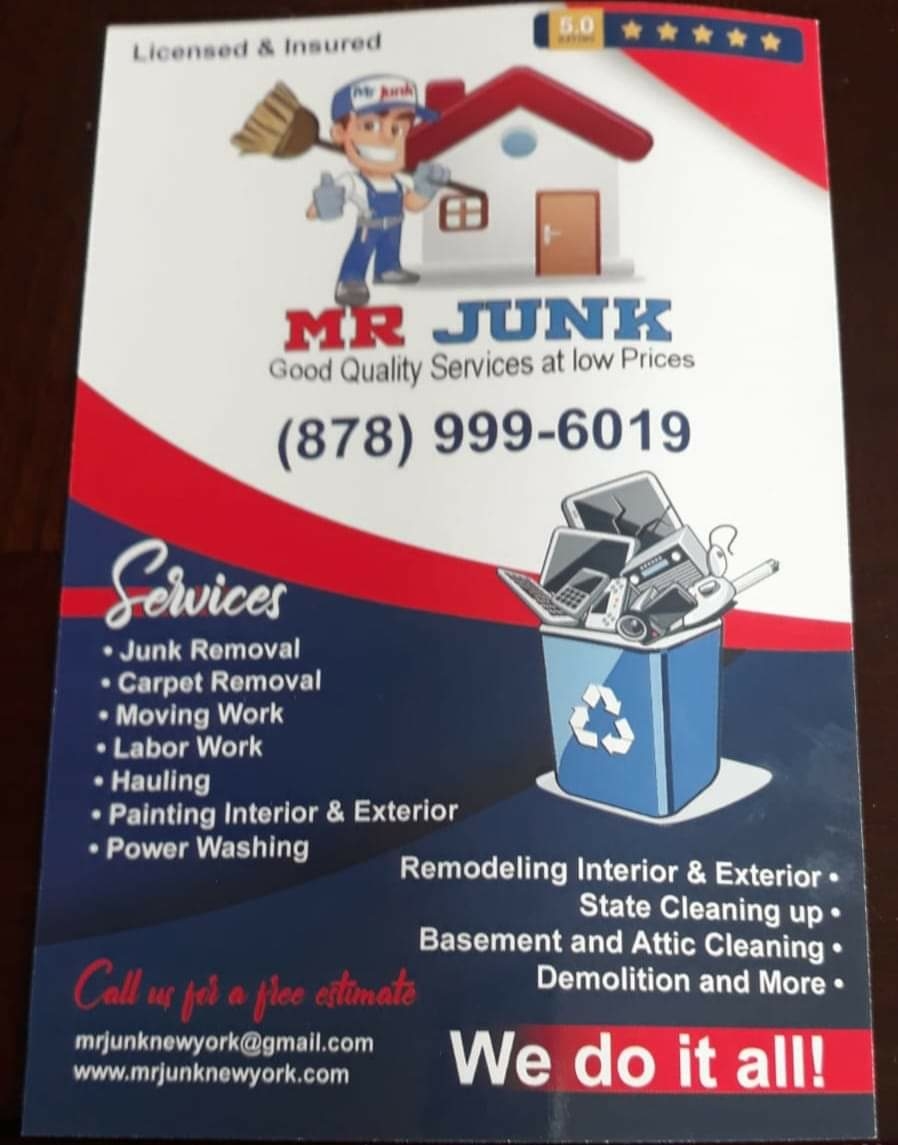 MR JUNK | Copiague, NY 11726 | Phone: (878) 999-6019