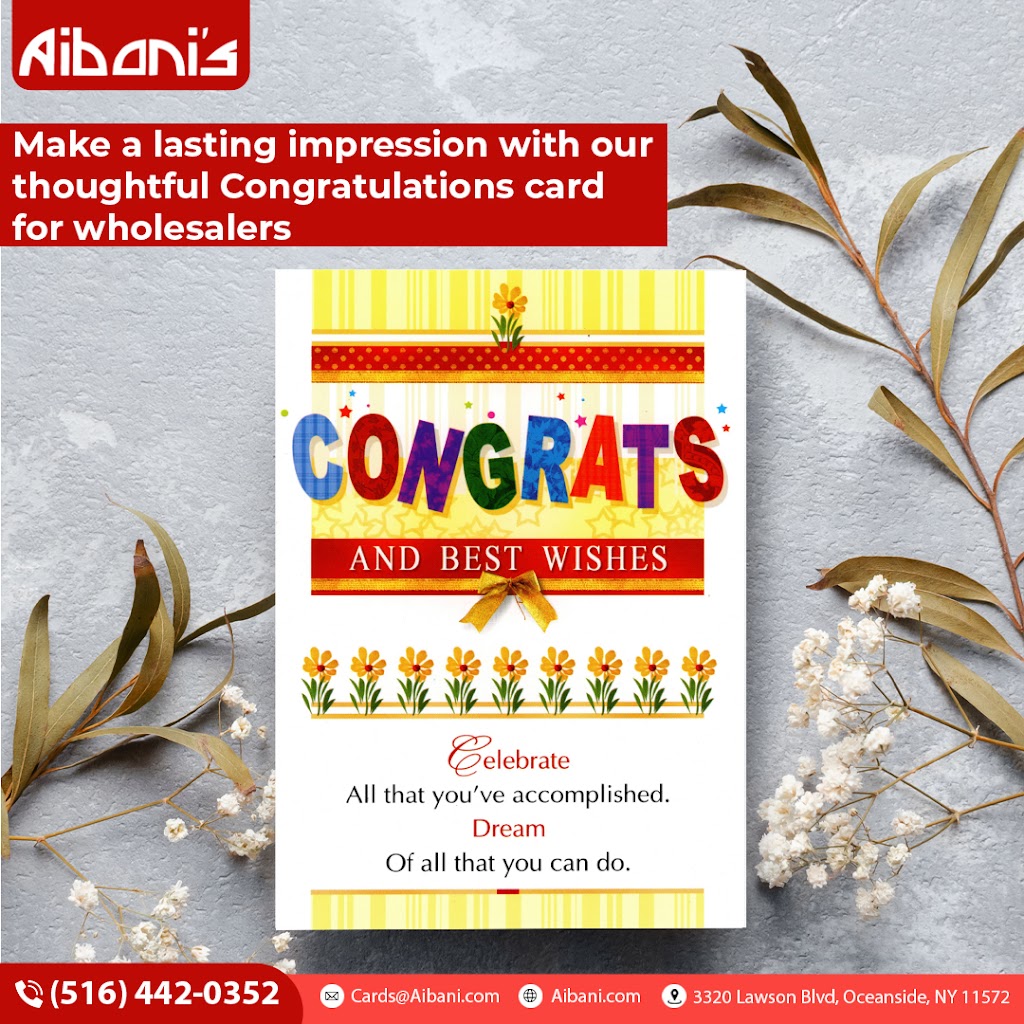 Greeting Cards Wholesaler - Aibanis Inc. | 3320 Lawson Blvd, Oceanside, NY 11572 | Phone: (516) 442-0352