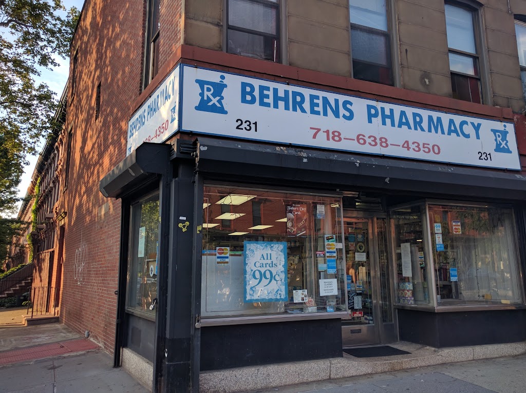 Behrens Pharmacy | 231 Dekalb Ave, Brooklyn, NY 11205 | Phone: (718) 638-4350