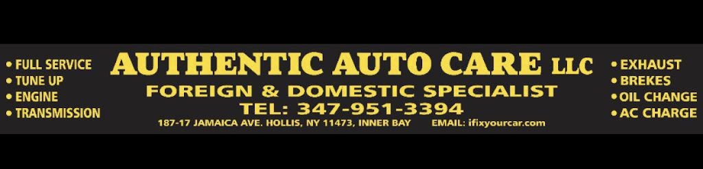 Authentic auto care | 187-17 Jamaica Ave, Queens, NY 11423 | Phone: (347) 951-3394